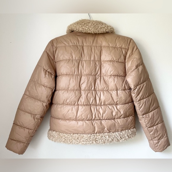 Ann Taylor Jacket Women’s XS Weekend Collection Faux Fur Trim Puffer Coat - Picture 4 of 8